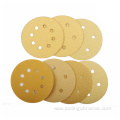 5 inch yellow abrasive sanding paper discs